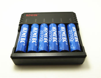 China Plastic Ionen de Batterijlader van 6 Baai Universele Li voor Elektronische Sigaret Vapes leverancier