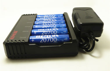 China 18650 26650 3,7 V-Ionen de Batterijlader 6 * van Li Batterij 20700 met Laders405g Gewicht leverancier