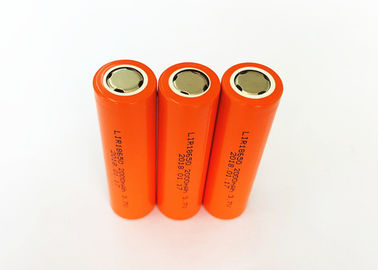 China Oranje 18650 Batterij Met platte kop, Ionenbatterij van LEIDENE de Lichte 3,7 Li van V 2000mah leverancier