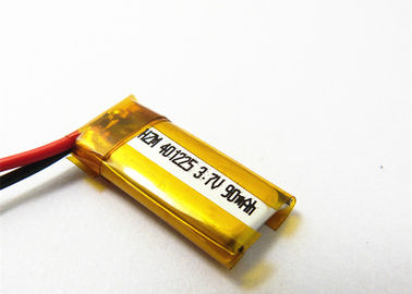China 401235 Batterij van het het Lithiumpolymeer van 3.7v 90mah de Mini voor Mobiele telefoon Interphone leverancier