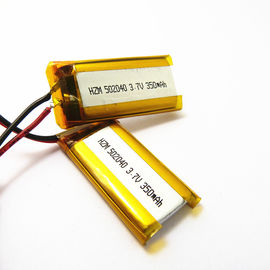 China 502040 350mah-de Batterij van het Lithiumpolymeer voor het Kleine Slimme Biosensor Lange Cyclusleven leverancier