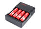 Plastic 17670/18500 Batterijlader, 3.7v 4 de Multilader van de Baaiene Sigaret leverancier