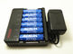 Plastic Ionen de Batterijlader van 6 Baai Universele Li voor Elektronische Sigaret Vapes leverancier